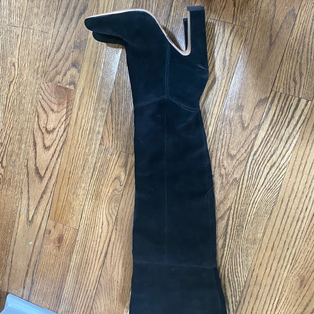 Suede over the knee boots